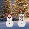 Outdoor Inflatable Santa Claus Set of 2 Lighted Holiday Lawn & Garden Decor 42.05cm x 37cm x 1.6cm